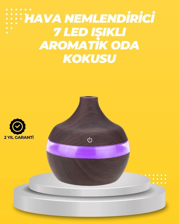 ASTRALTECH 116041490 7 Renk Led Işıklı Ultrasonik Aroma Difüzör 300 Ml Diğer