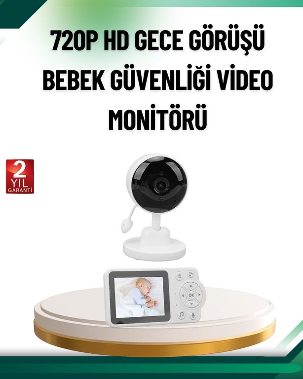 ASTRALTECH 116722261 Sesli Ve Görüntülü Bebek Kamerası Sıcaklık Takipli
