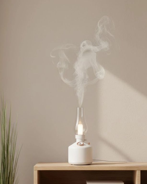 ASTRALTECH 120438337 Usb Şarjlı Gaz Lambası Modeli Nano Mist Aromaterapi Nemlendirici 280 Ml Diğer