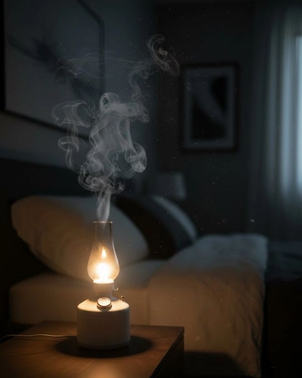 ASTRALTECH 120438349 280 Ml Retro Tasarım Led Işıklı Usb Nemlendirici Aroma Difüzör Diğer