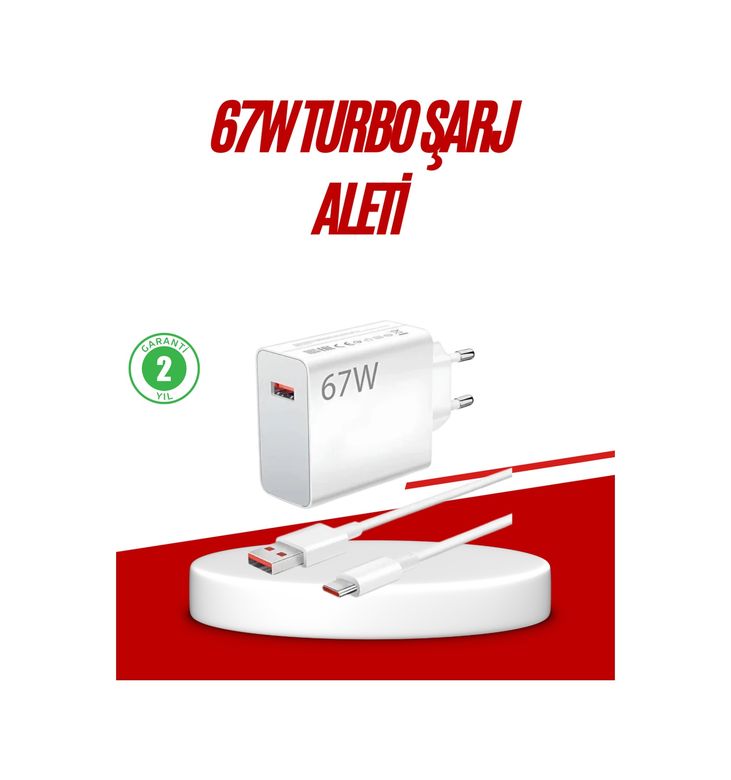 ASTRALTECH TKNUCZZZ67WŞARJALETİİ-13MKR 67 Watt Type C Hızlı Şarj Cihazı Huawei P30 P40 Mate 20 Pro Uyumlu Standart