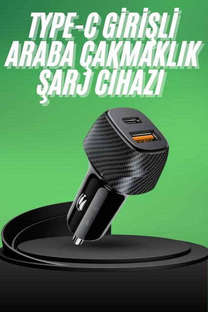 ASTRALTECH TKNUCZZZPG38ŞARJCİHAZIIIIIII2MKR Type-C Girişli Araba Çakmaklık Şarj Cihazı 38W Oto Çakmaklık Standart