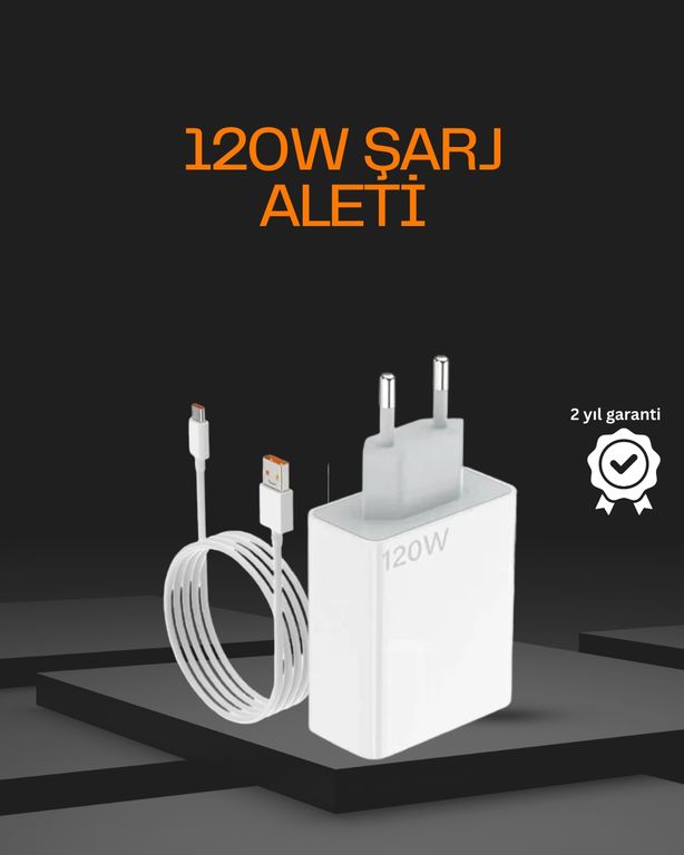 ASTRALTECH TKNXXUCZZZ120WŞARJALETİ-10MKR 120 Watt Type C Şarj Başlığı Poco X3 X4 X5 Pro Uyumlu Standart