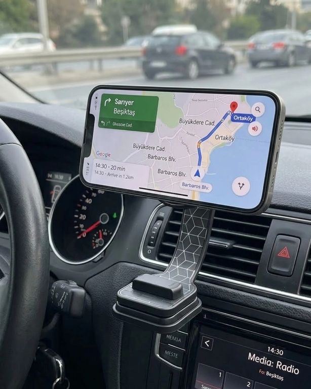 ASTRALTECH TRİTHLTUCZZZZJ11TELEFONTUTUCU-2-BLNCCC Dashboard Manyetik Telefon Tutucu Ayarlanabilir Telefon Standı