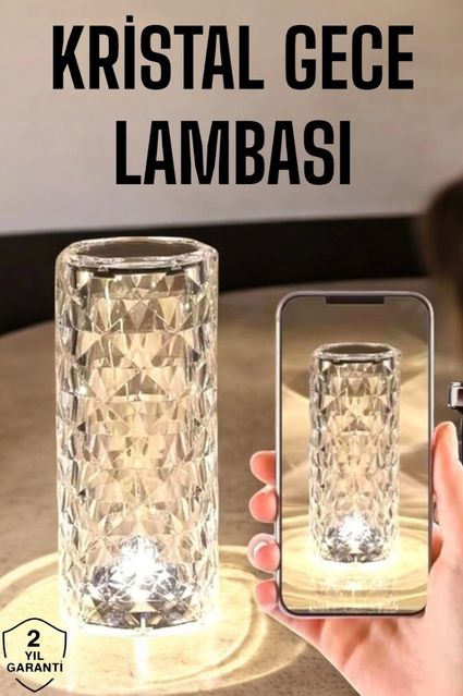 ASTRALTECH TRİTHLTUUCZKRİSTALLAMBA1-BLNCCC Kristal Dokunmatik Ve Kumandalı Masa Ve Gece Lambası Çok Renkli