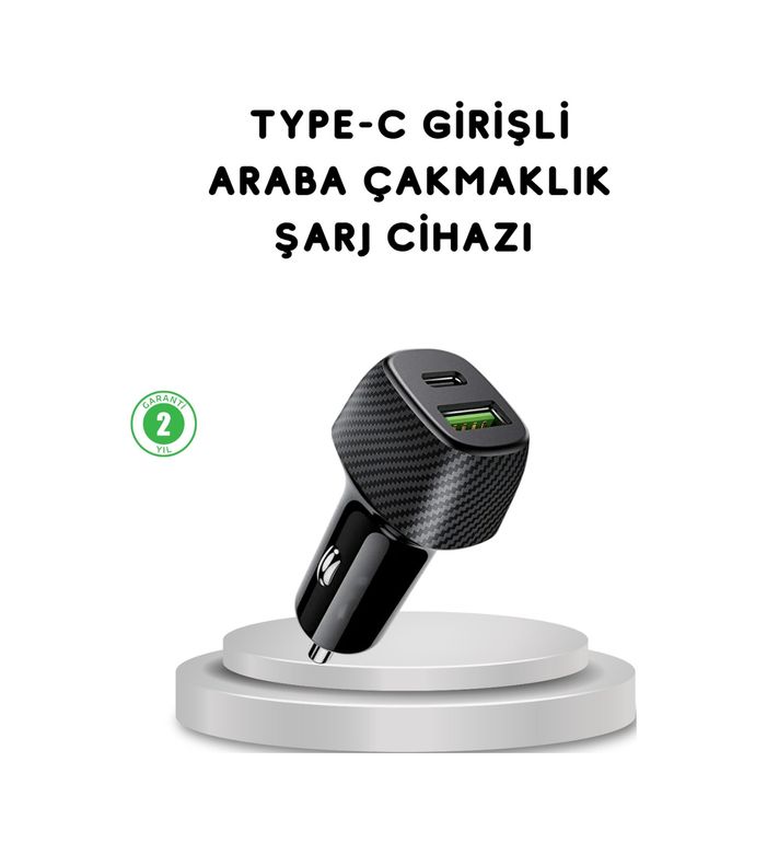 ASTRALTECH TRİTHLTXUUCZZZPG38ŞARJCİHAZIIIIIII-BLNCCC 38W Araç Şarj Cihazı Type-C Pd Usb Hızlı Şarj Çift Port