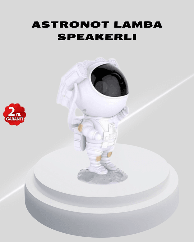 Astronot Yıldız Projeksiyon Lambası 8 Efektli Uzaktan Kumandalı Gece Işığı