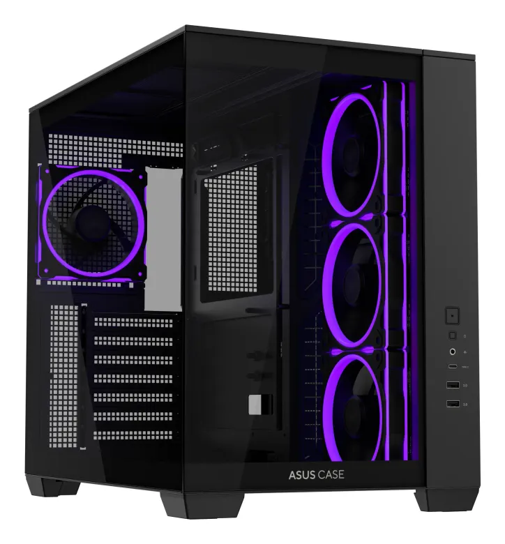 ASUS A32 Plus TG ARGB Siyah Bilgisayar Kasası