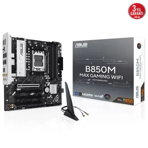 Asus B850M Max Gaming Wi-Fi AM5 Anakart