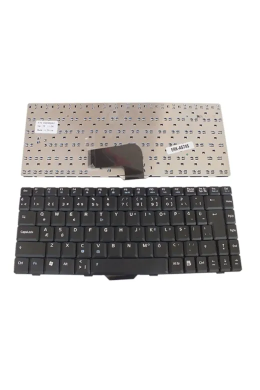 ASUS ERK-AS74TRS W5A W5Ae W5F 5Fe W5Fm W6A W6F W6Fp Notebook Klavyesi Siyah Tr