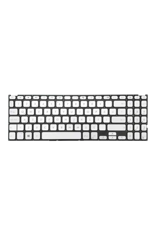 ASUS NK-KR30652G..-x.11zZ1248 X512Fa-Bq481T X512Fa-Bq661T Klavye (Silver, Gri Tr)