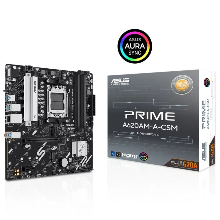 Asus Prime A620AM-A-CSM AM5 Anakart