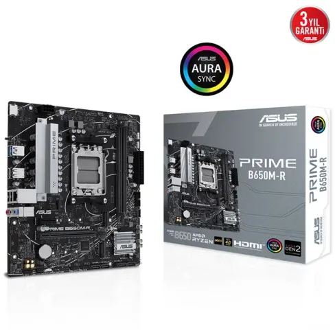 Asus Prime B650M-R AM5 Ryzen DDR5 Anakart (HDMI)