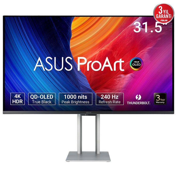 Asus ProArt PA32UCDM 31.5" 4K OLED Profesyonel Monitör