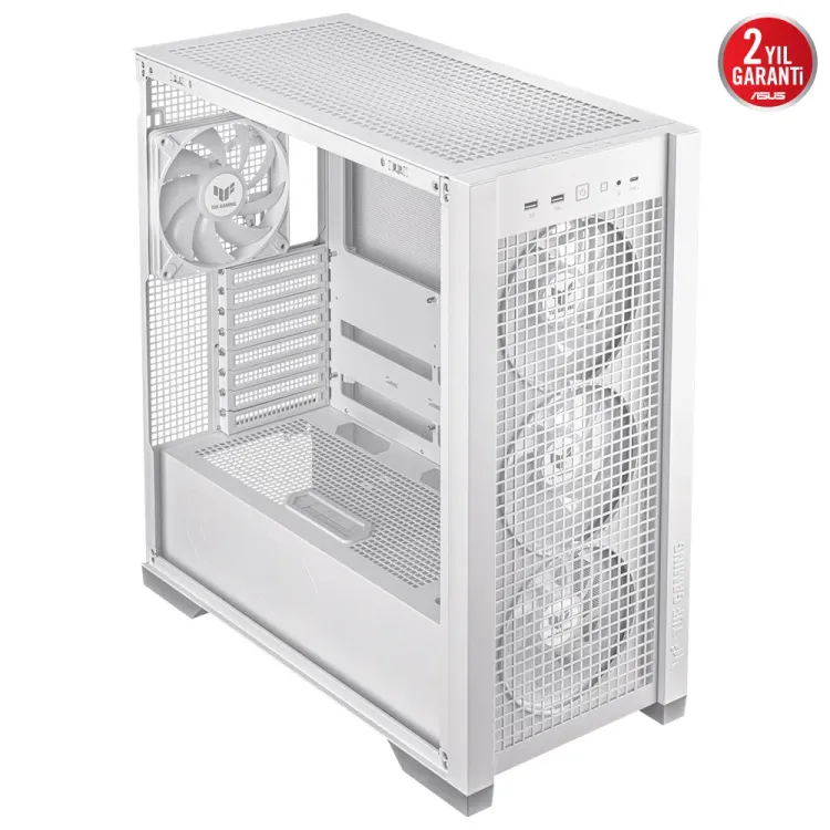 Asus TUF Gaming GT302 TG ARGB Beyaz Kasa