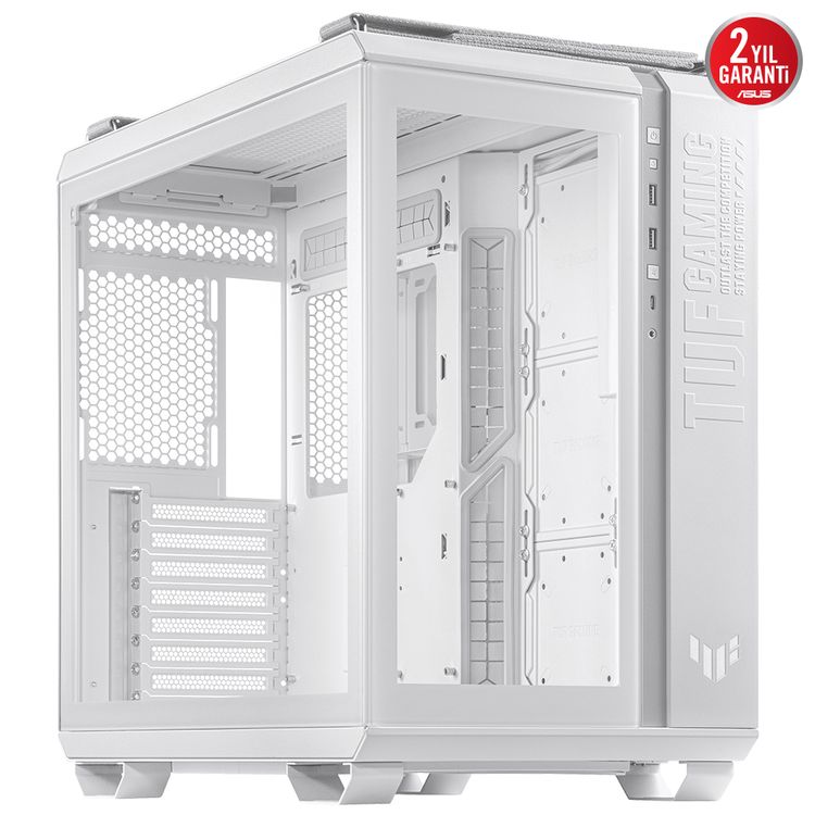 Asus TUF Gaming GT502 Plus TG Beyaz Kasa