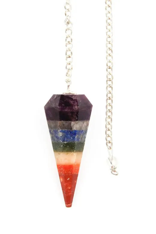 Asya Gems AYG-1206 7 Çakra Doğal Taş Pandül