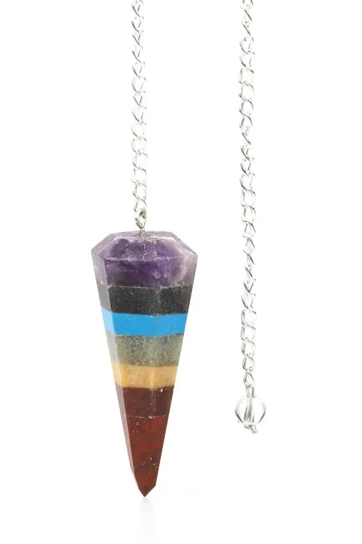 Asya Gems AYG-1209 7 Çakra Doğal Taş Pandül