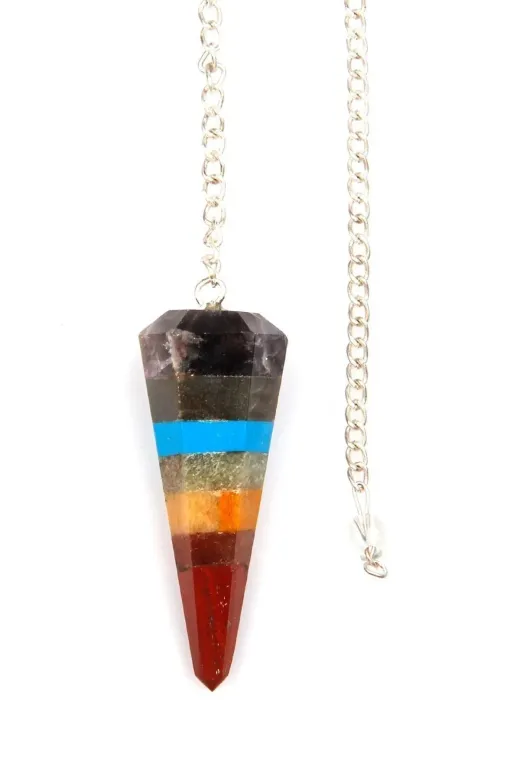 Asya Gems AYG-1209 7 Çakra Doğal Taş Pandül