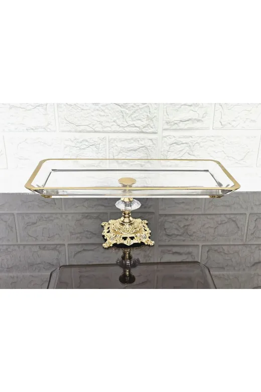 atabey home collection ATABEYÇEYİZSETİ1 3'lü Çeyiz Seti & Sunum Seti & Kurabiyelik & Meyvelik & Pasta Servisi