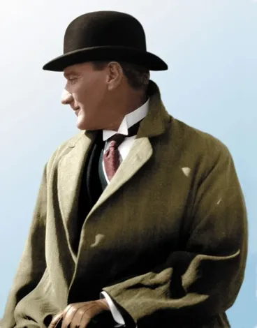 Atatürk Şapkası Siyah Renk Yetişkin Ölçüsü