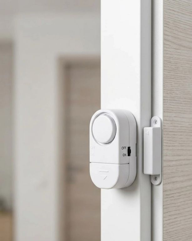 Atlasnua 126013790 Kapı Pencere Alarmı Manyetik Sensörlü 90 Db Güçlü Sesli Güvenlik Alarm Sistemi