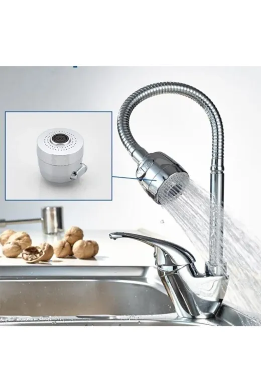 AtlasTeknik Atlasmdl424 Krom Esnek Kıvrılabilir Musluk Bataryası Başlığı Kubar