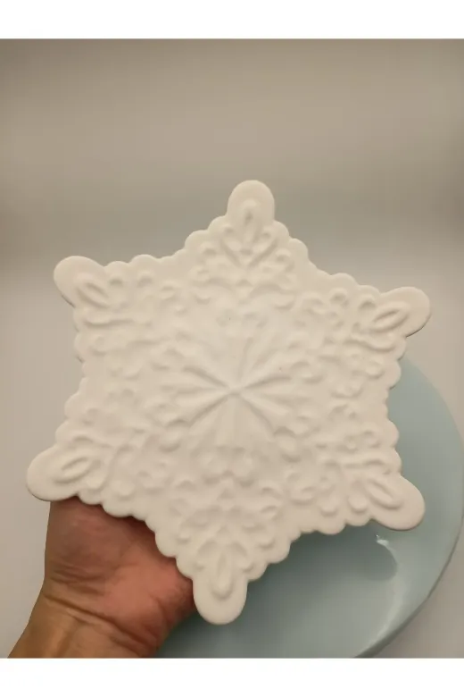 Atölye Eda Dem yıldıztabaksılıkonkalıp Yıldız Tabak Silikon Kalıp