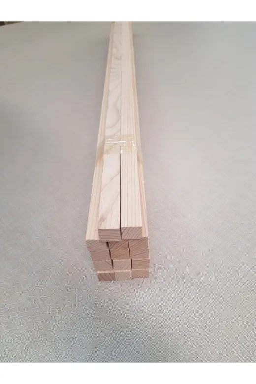 atölyebaneta 2*2*99 2 Cm(Santimetre) Kare Çıta 99 Boy 3 Adet