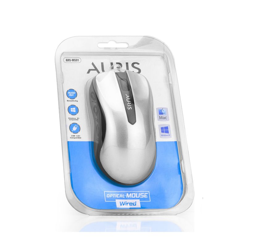 Auris 2.4 Ghz Wireless Kablosuz 1600 Dpi Mouse Ofis Mouse Ars-Mw01