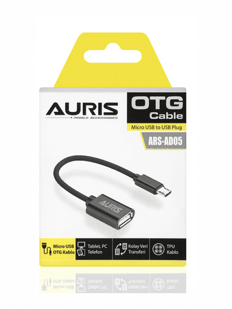 Auris Ars-Ad05 Micro Usb To Otg Kablolu Dönüştürücü