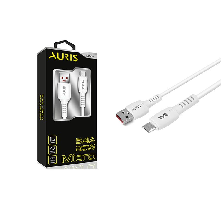 Auris Ars-Cb42 Micro Kablo 20W-3.4A Şarj Data Kablosu