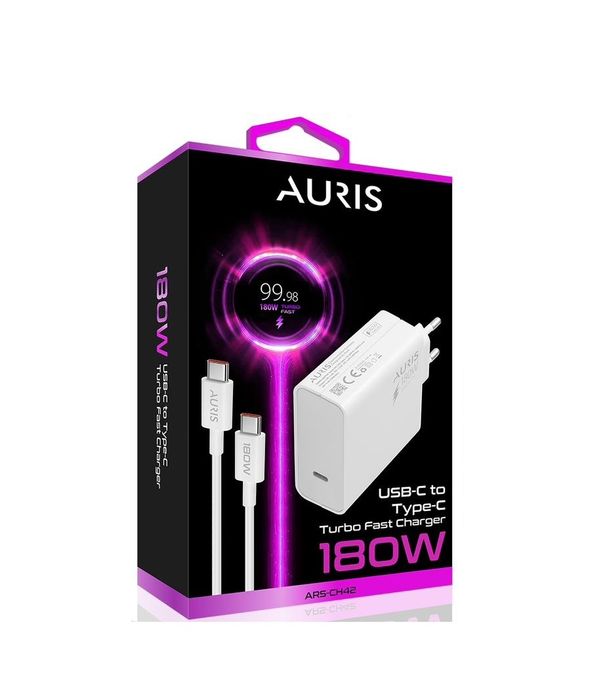 Auris Ars-Ch42 180W Saliseli Hızlı Type-C Şarj Aleti