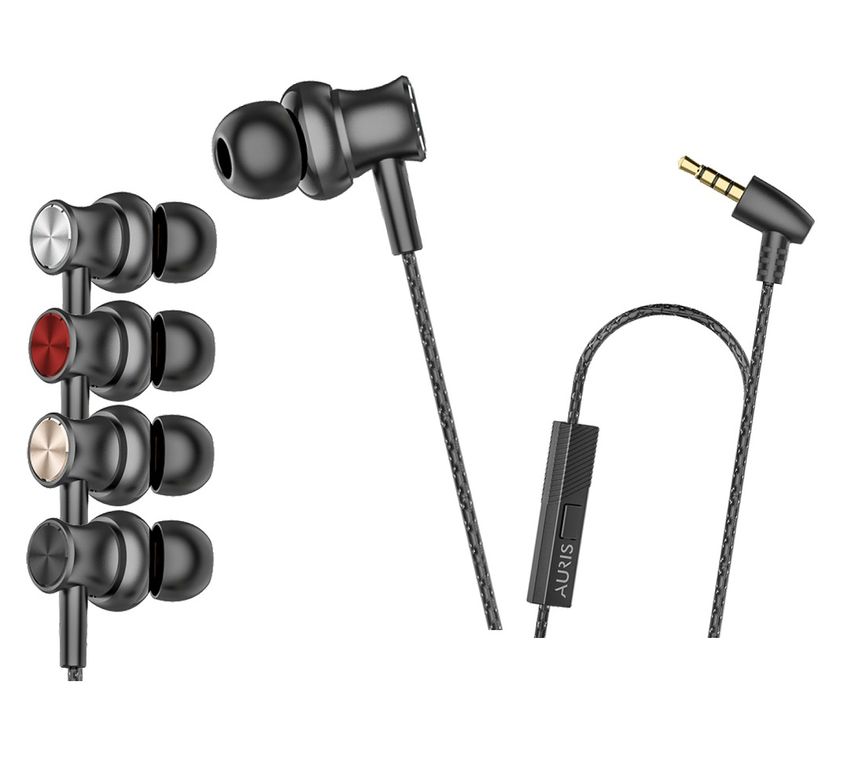 Auris Ars-Hf47 3.5Mm Jack Extra Bass Mikrofonlu Sporcu Kumandalı Kulak İçi Kulaklık