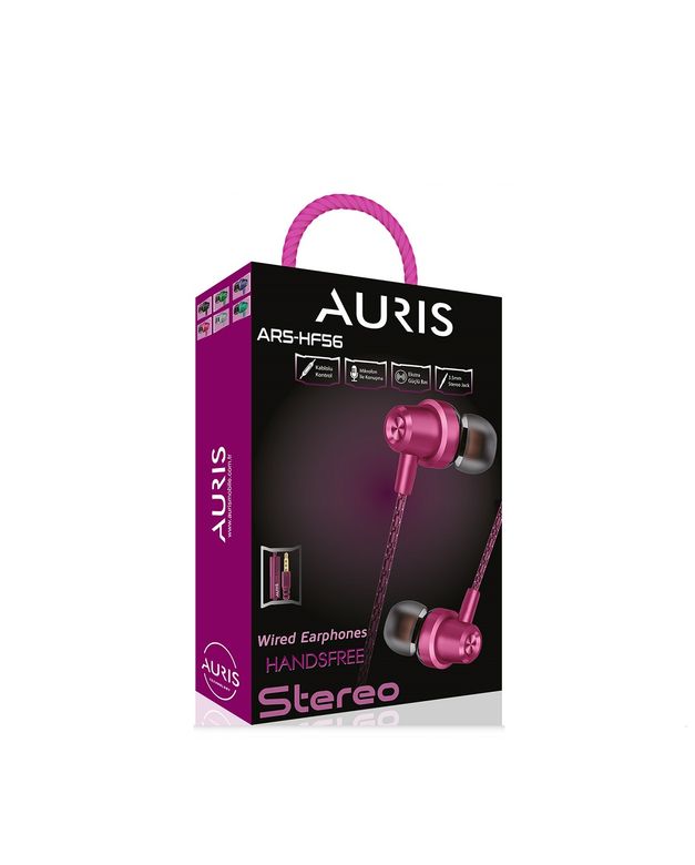 Auris Ars-Hf56 Mikrofonlu 3.5Mm Kulaklık İçi Kumandalı Kulaklık