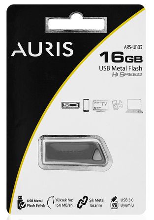Auris Ars-Ub03 16Gb Metal Flash Bellek
