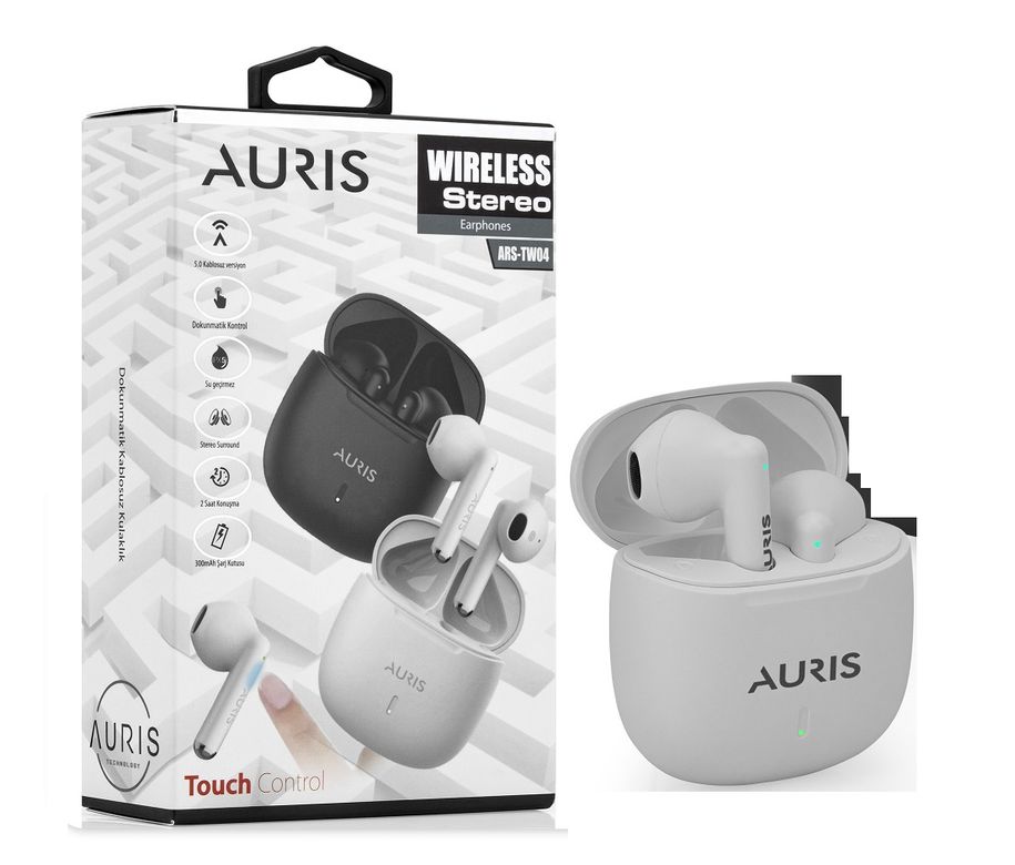 Auris Su Geçirmez Dokunmatik Bluetooth Kulak Içi Kulaklık Tw04