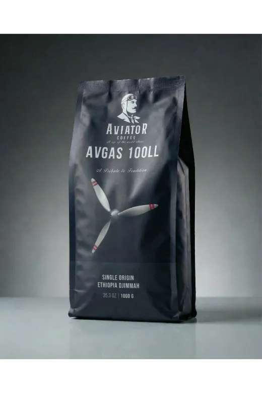 Aviator Coffee ACAV Avgas 100Ll %100 Arabica Single Origin Taze Kahve Çekirdek/öğütülmüş Espresso 1000Gr.