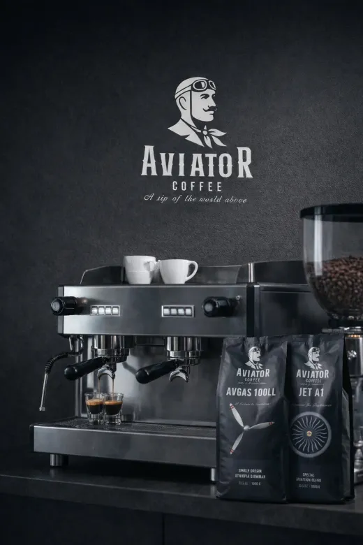 Aviator Coffee ACAV Avgas 100Ll %100 Arabica Single Origin Taze Kahve Çekirdek/öğütülmüş Espresso 1000Gr.