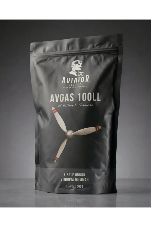 Aviator Coffee ACAV5 Avgas 100Ll %100 Arabica Single Origin Taze Kahve Çekirdek/öğütülmüş Espresso 500 Gr.