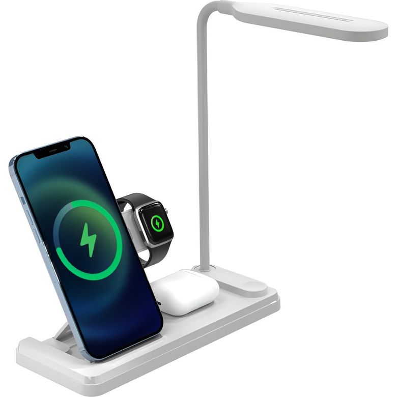 aw5stand Acl Aw5 4In1 Masa Lambalı, 20W Wireless Şarj Stand