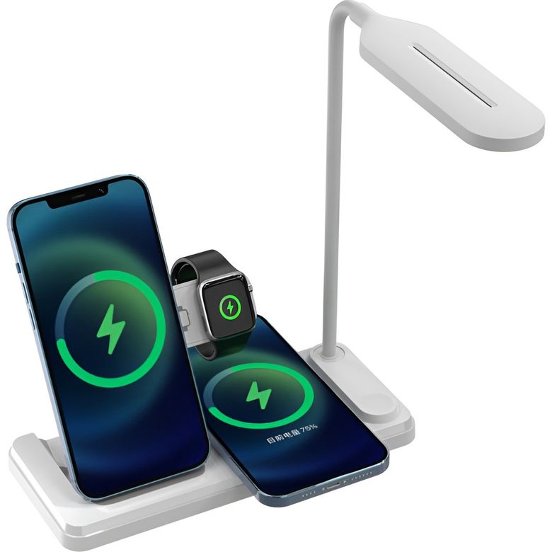 aw5stand Acl Aw5 4In1 Masa Lambalı, 20W Wireless Şarj Stand