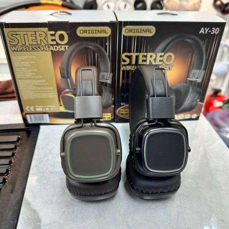 AY-30 Yumax Retro Tarzı Kulaklık Bluetooth Kablosuz Ağ Kırmızı Öğrenci Kulaklık