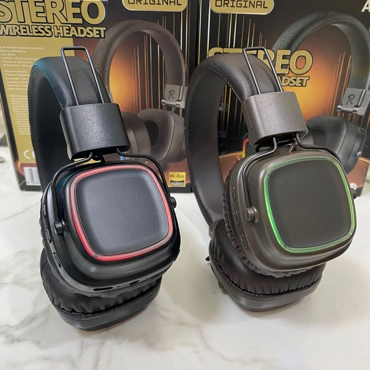 AY-30 Yumax Retro Tarzı Kulaklık Bluetooth Kablosuz Ağ Kırmızı Öğrenci Kulaklık
