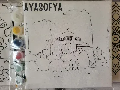 AYASOFYA 20X20 TUVAL BOYAMA SETİ
