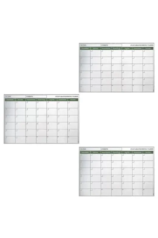 Ayder Timya P204604S3532 Manyetik Yapışkanlı Bir Aylık Program Planlayıcı Takvim 85X56 Cm (Timya/go1395) 204604