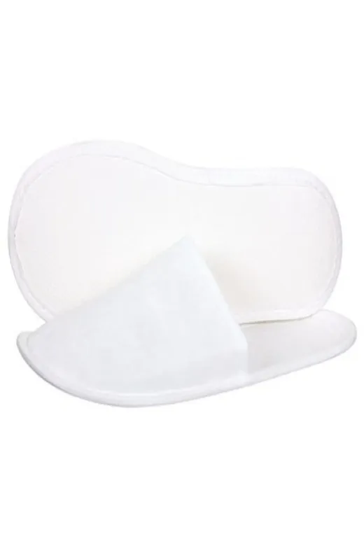 Ayliz Plast & Ambalaj OtelBukleti-2284 100 Adet Tek Kullanımlık Otel Terliği Çiftli Beyaz Çift Ambalajlı