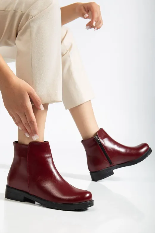 Aymood 165-204aym 165-204 Bordo Yanki Günlük Kadın Bot