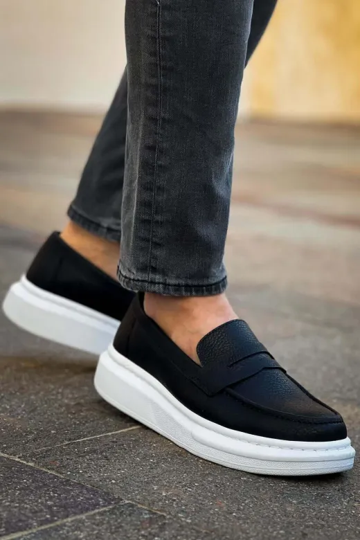 Aymood RS615aym Robert - Rs615 Siyah Erkek Loafer Ayakkabı Siyah