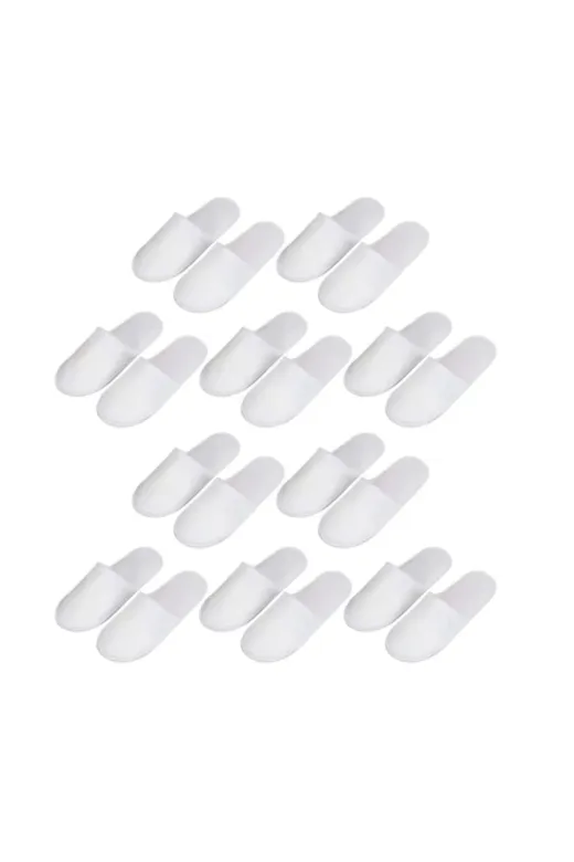 Aypack 2100001042967 Havlu Terlik Polyester Tek Kullanımlık Otel 10 Çift